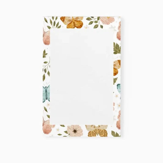 Butterfly Floral Notepad - Premium Paper & Party Supplies > Paper > Stationery > Notepads from Sugar and Spice Invitations - Just $14! Shop now at Sugar and Spice Paper