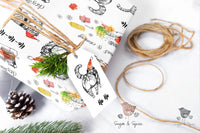 Cat Butt Christamas Wrapping Paper - Premium Craft Supplies & Tools > Party & Gifting > Packaging & Wrapping from Sugar and Spice Invitations - Just $26.10! Shop now at Sugar and Spice Paper