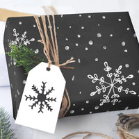 Chalkboard Snowflakes Wrapping Paper - Premium Craft Supplies & Tools > Party & Gifting > Packaging & Wrapping from Sugar and Spice Invitations - Just $26.10! Shop now at Sugar and Spice Paper