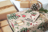Christmas Tree and Gifts Wrapping Paper - Premium Craft Supplies & Tools > Party & Gifting > Packaging & Wrapping from Sugar and Spice Invitations - Just $26.10! Shop now at Sugar and Spice Paper