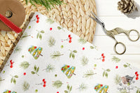 Christmas Tree Berries Holiday Wrapping Paper - Premium Craft Supplies & Tools > Party & Gifting > Packaging & Wrapping from Sugar and Spice Invitations - Just $26.10! Shop now at Sugar and Spice Paper
