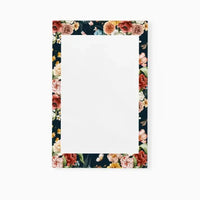 Dark Navy Floral Notepad - Premium Paper & Party Supplies > Paper > Stationery > Notepads from Sugar and Spice Invitations - Just $14! Shop now at Sugar and Spice Paper