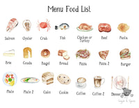 Elegant Dinner Menu - Premium  from Sugar and Spice Invitations - Just $1.95! Shop now at Sugar and Spice Paper