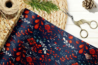 Elegant Red and Blue Holiday Wrapping Paper - Premium Craft Supplies & Tools > Party & Gifting > Packaging & Wrapping from Sugar and Spice Invitations - Just $26.10! Shop now at Sugar and Spice Paper