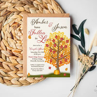 Fallen in Love Bridal Shower Invitation - Premium  from Sugar and Spice Invitations - Just $1.95! Shop now at Sugar and Spice Paper