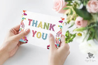 Fiesta 2 Thank You Card - Premium Paper & Party Supplies > Paper > Invitations & Announcements > Invitations from Sugar and Spice Invitations - Just $2.50! Shop now at Sugar and Spice Paper
