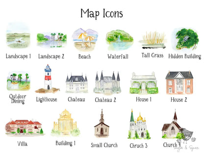Florida Watercolor Map Save the Date - Premium Paper & Party Supplies > Paper > Invitations & Announcements > Invitations from Sugar and Spice Invitations - Just $2.50! Shop now at Sugar and Spice Paper