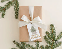 Gold Christmas Tree Gift Tag - Premium Craft Supplies & Tools > Party & Gifting > Labels, Stickers & Tags > Tags from Sugar and Spice Invitations - Just $26! Shop now at Sugar and Spice Paper