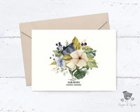 Gold Letter Floral Bridal Shower Invitation - Premium  from Sugar and Spice Invitations - Just $1.95! Shop now at Sugar and Spice Paper