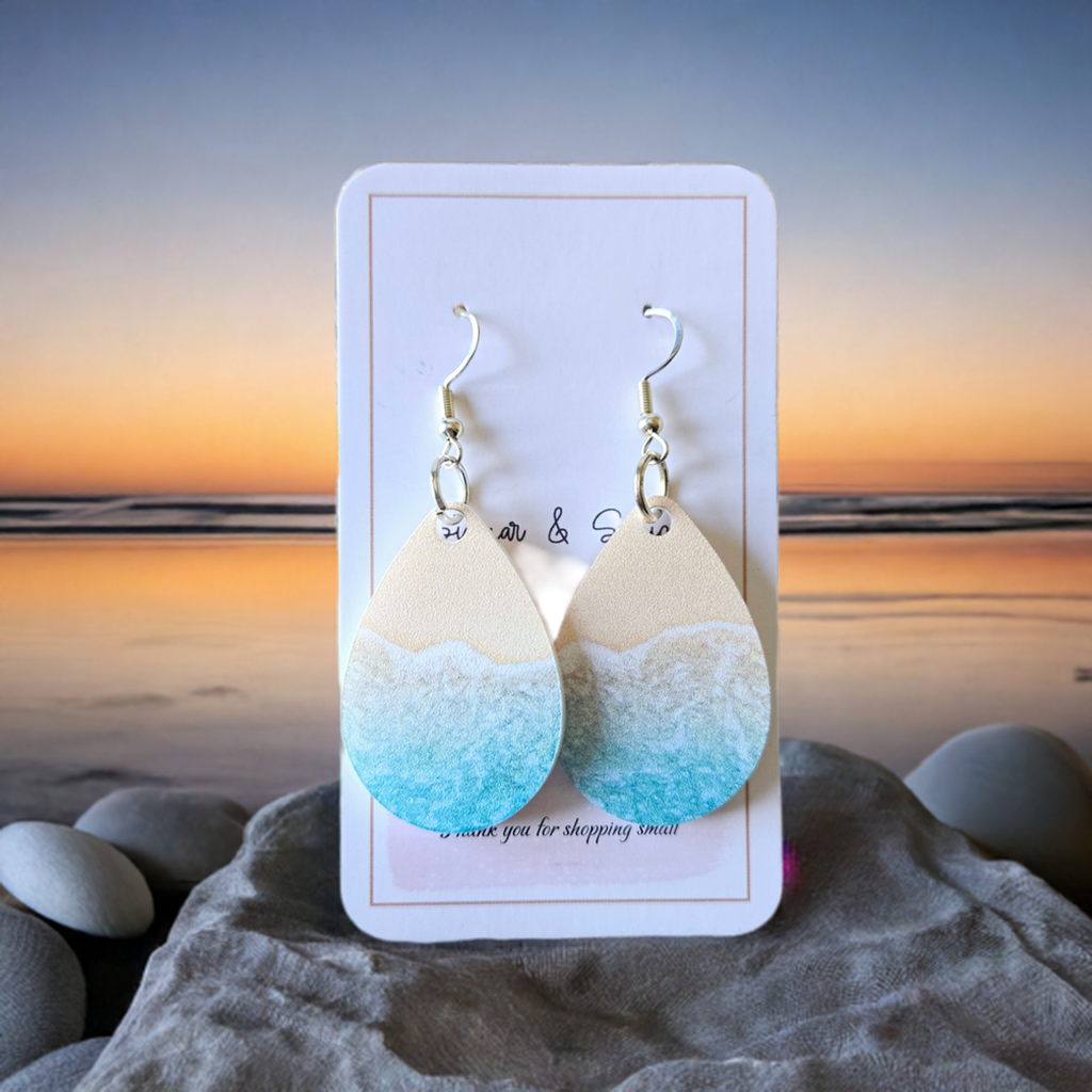 Beach Teardrop Earrings