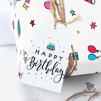 Happy Birthday Gift Tags - Premium Craft Supplies & Tools > Party & Gifting > Labels, Stickers & Tags > Tags from Sugar and Spice Invitations - Just $26! Shop now at Sugar and Spice Paper