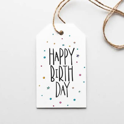 Happy Birthday Gift Tags - Premium Craft Supplies & Tools > Party & Gifting > Labels, Stickers & Tags > Tags from Sugar and Spice Invitations - Just $24! Shop now at Sugar and Spice Paper