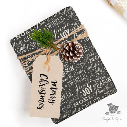Holiday Joy  Wrapping Paper - Premium Wrapping Paper from Sugar and Spice Invitations - Just $26.10! Shop now at Sugar and Spice Paper