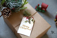 Holly & Lights Christmas Gift Tag - Premium Craft Supplies & Tools > Party & Gifting > Labels, Stickers & Tags > Tags from Sugar and Spice Invitations - Just $24! Shop now at Sugar and Spice Paper