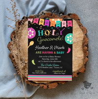 Holy Guacamole Baby Shower Invitation - Premium  from Sugar and Spice Invitations - Just $1.95! Shop now at Sugar and Spice Paper
