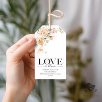 Love in Bloom Pink Floral Gift Tag - Premium Craft Supplies & Tools > Party & Gifting > Labels, Stickers & Tags > Tags from Sugar and Spice Invitations - Just $23.40! Shop now at Sugar and Spice Paper