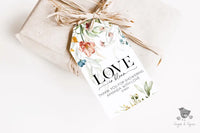 Love in Bloom Wildflower Gift Tag - Premium Craft Supplies & Tools > Party & Gifting > Labels, Stickers & Tags > Tags from Sugar and Spice Invitations - Just $23.40! Shop now at Sugar and Spice Paper