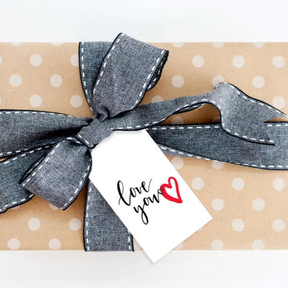 Love You Valentine Gift Tag - Premium Craft Supplies & Tools > Party & Gifting > Labels, Stickers & Tags > Tags from Sugar and Spice Invitations - Just $26! Shop now at Sugar and Spice Paper