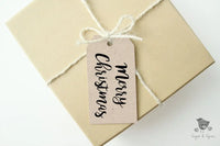 Merry Christmas Kraft Gift Tag - Premium Craft Supplies & Tools > Party & Gifting > Labels, Stickers & Tags > Tags from Sugar and Spice Invitations - Just $26! Shop now at Sugar and Spice Paper