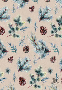 Pinecone Wrapping Paper - Premium Craft Supplies & Tools > Party & Gifting > Packaging & Wrapping from Sugar and Spice Invitations - Just $26.10! Shop now at Sugar and Spice Paper