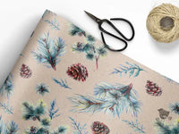 Pinecone Wrapping Paper - Premium Craft Supplies & Tools > Party & Gifting > Packaging & Wrapping from Sugar and Spice Invitations - Just $26.10! Shop now at Sugar and Spice Paper