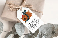 Pug Dog Christmas Gift Tag - Premium Craft Supplies & Tools > Party & Gifting > Labels, Stickers & Tags > Tags from Sugar and Spice Invitations - Just $15.20! Shop now at Sugar and Spice Paper