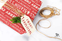 Retro Santa Wrapping Paper - Premium Craft Supplies & Tools > Party & Gifting > Packaging & Wrapping from Sugar and Spice Invitations - Just $26.10! Shop now at Sugar and Spice Paper