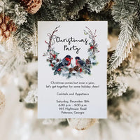 Rustic Wreath Christmas Invitation - Premium Digital File from Sugar and Spice Invitations - Just $2.10! Shop now at Sugar and Spice Paper