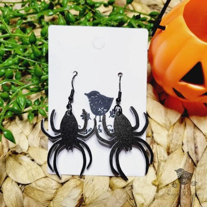 Spider Halloween Earrings - Premium  from Sugar and Spice Invitations - Just $11.25! Shop now at Sugar and Spice Paper