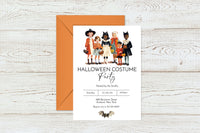 Vintage Kids Costume Halloween Invitation