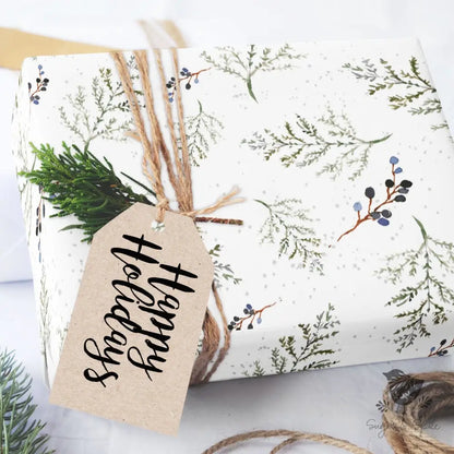 Winter Berry Wrapping Paper - Premium Craft Supplies & Tools > Party & Gifting > Packaging & Wrapping from Sugar and Spice Invitations - Just $26.10! Shop now at Sugar and Spice Paper