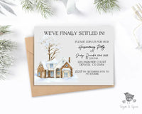 Winter Home Housewarming Invitation - Premium Digital File from Sugar and Spice Invitations - Just $2.10! Shop now at Sugar and Spice Paper
