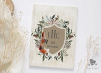 Woodland Fox Rustic Wedding Guest Book - Premium  from Sugar and Spice - Just $45! Shop now at Sugar and Spice Paper